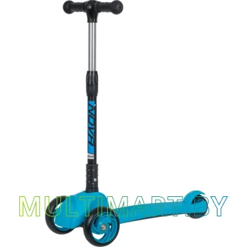 Самокат Novatrack Disco-Kids Basic 120H.DISCOKIDS.BL20 (голубой, 2020)